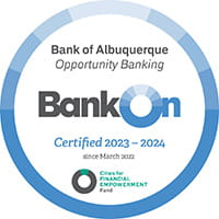 Official Bank On Approved seal